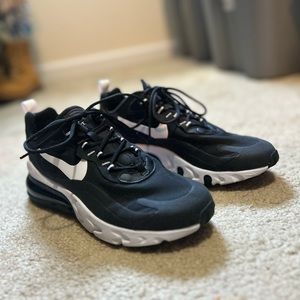 Nike Air Max 270 React Black and white